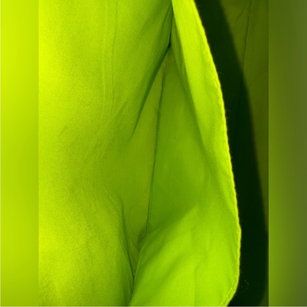 Victoria’s Secret Tote Bag Beach Bag Neon Coral Pink Lime Green Shopper … - Picture 11 of 13